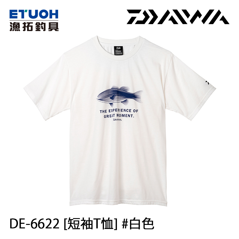 DAIWA DE-6622 白 [短袖T恤]